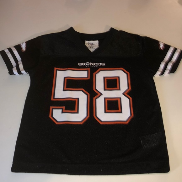 4/$35 Bronco jersey with under shirt. (4-5) - Picture 1 of 6